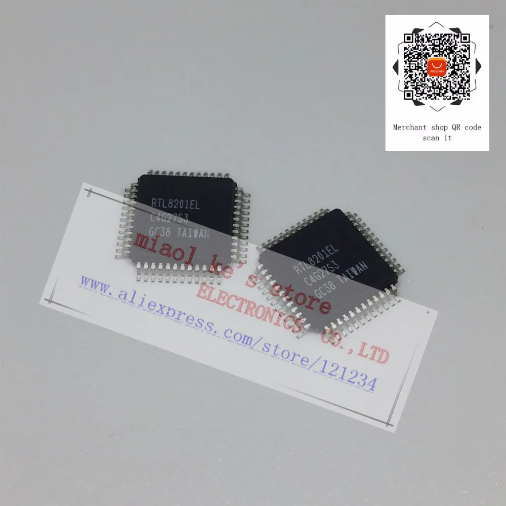 2 шт./лот RTL8201EL-VC-GR RTL8201EL RTL8201CL RTL8201BL RTL8201B RTL8201 QFP-48 100% новый и оригинальный точечный