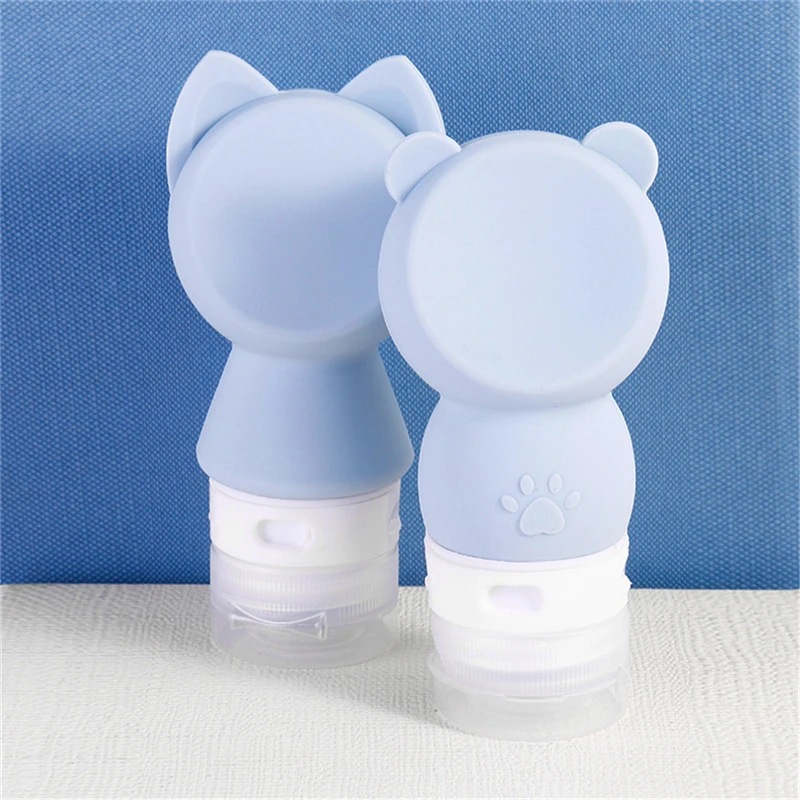 TTLIFE Cartoon Cat Bear Type Bottle Bottling Shampoo Cosmetic Sub-bottle Travel Hand Sanitizer Lotion Bottle Empty Bottle