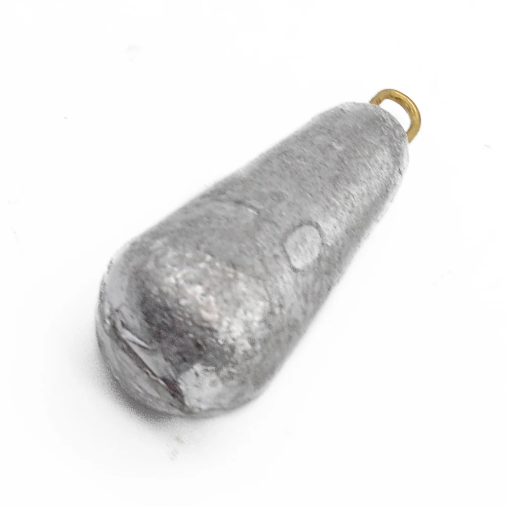 

Lead Ocean Boat Fishing Sinkers Plummet Saltwater Waterdrop Design 20g/ 40g/ 60g/ 80g Fishing Outdoor Accessories