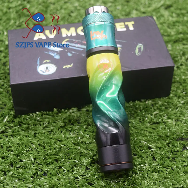 

Avid lyfe AV starter kits AV MOD Mechanical Mod 18650 battery 24mm diameter with 510 thread Atomizer vs slam piece MOD KIT