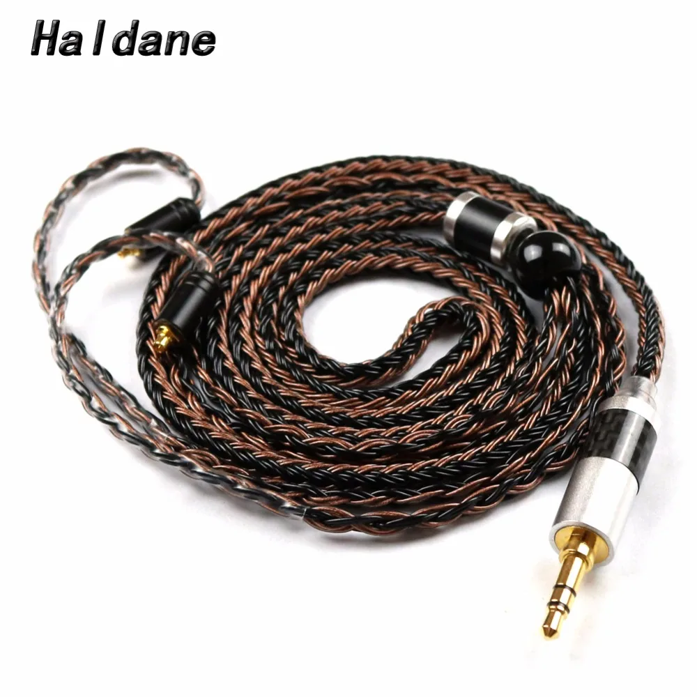 

Free Shipping Haldane MMCX 16 Cores Replacement Upgraded Silver Plated Headpone Cable for SE846 SE535 SE315 UE900 Headpones
