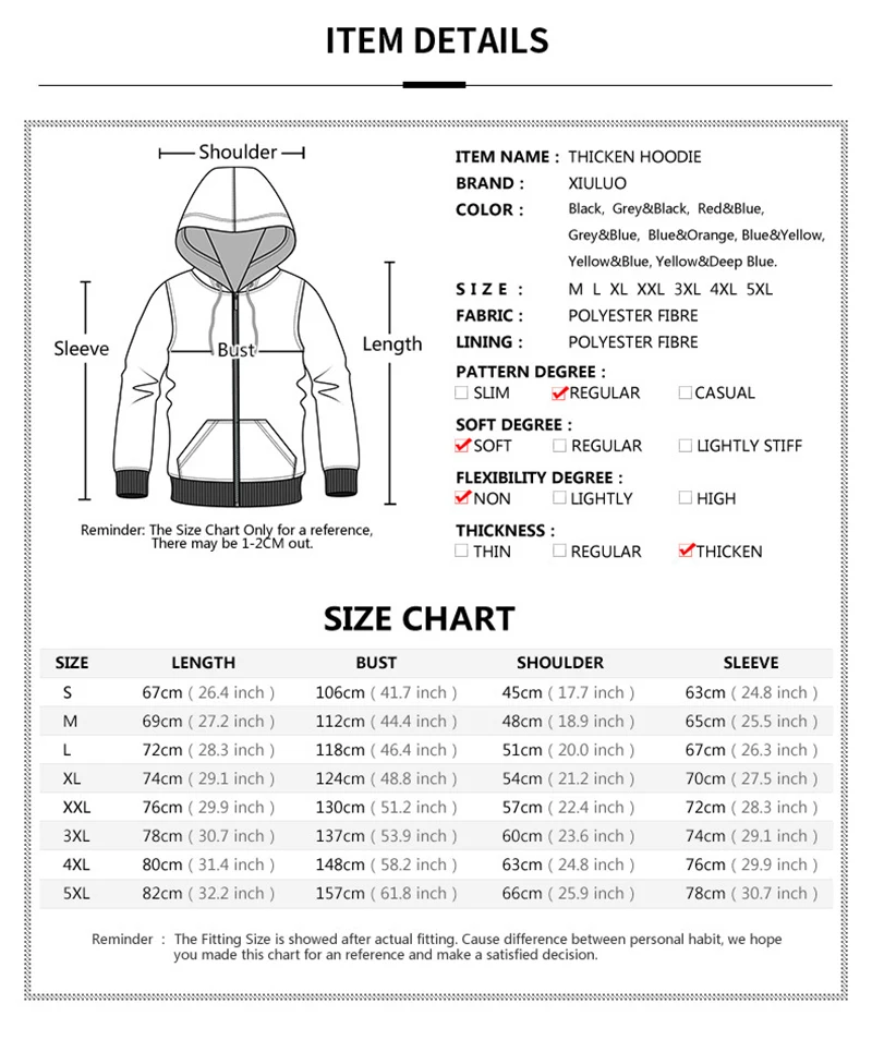 S--5XL