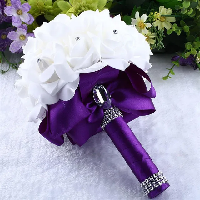 d 5 high cost effective crystal roses pearl bridesmaid wedding