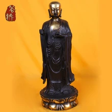 Бронзовая скульптура, ремесла бодхисаттва кшитигарбха бронзовая статуя бронзовая скульптура, украшения