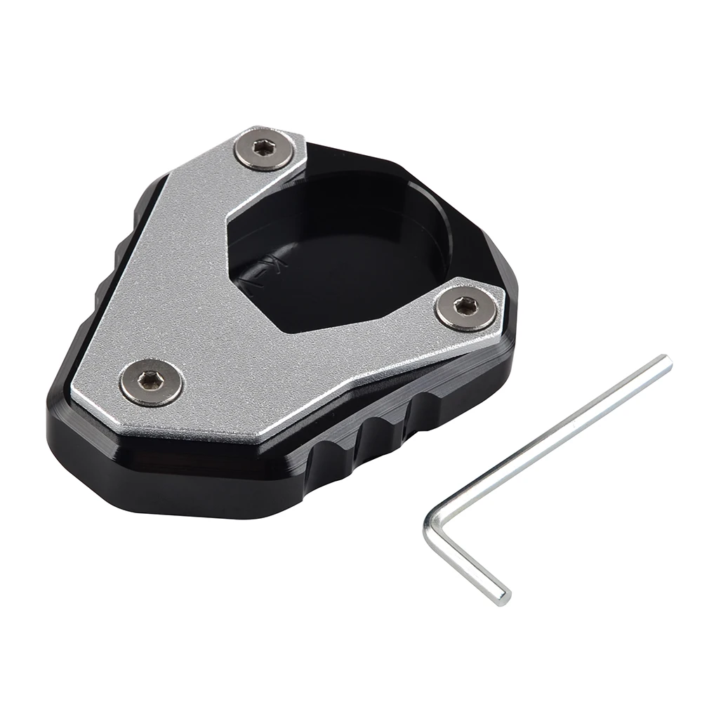 

NICECNC Side Stand Pad Enlargement Plate For Kawasaki Versys 650 Versys650 2015 2016 2017 2018 Kickstand Extension Support Plate