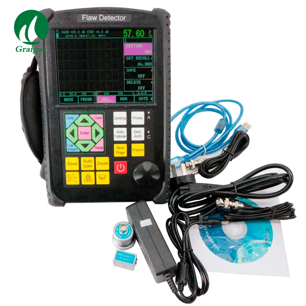 GR650 Digital Portable Ultrasonic Flaw Detector NDT Instrument
