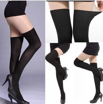 

2019 fitness womens sexy tights Autumn new Stitching women tights thin Tall false leg color thigh pantyhose stockings W00196