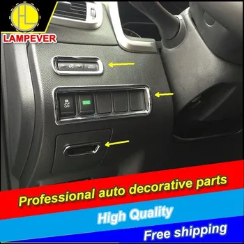 

Car style instrument panel brightness adjustment button cover trim for Nissan Murano Lighting controller Button trim Sequin