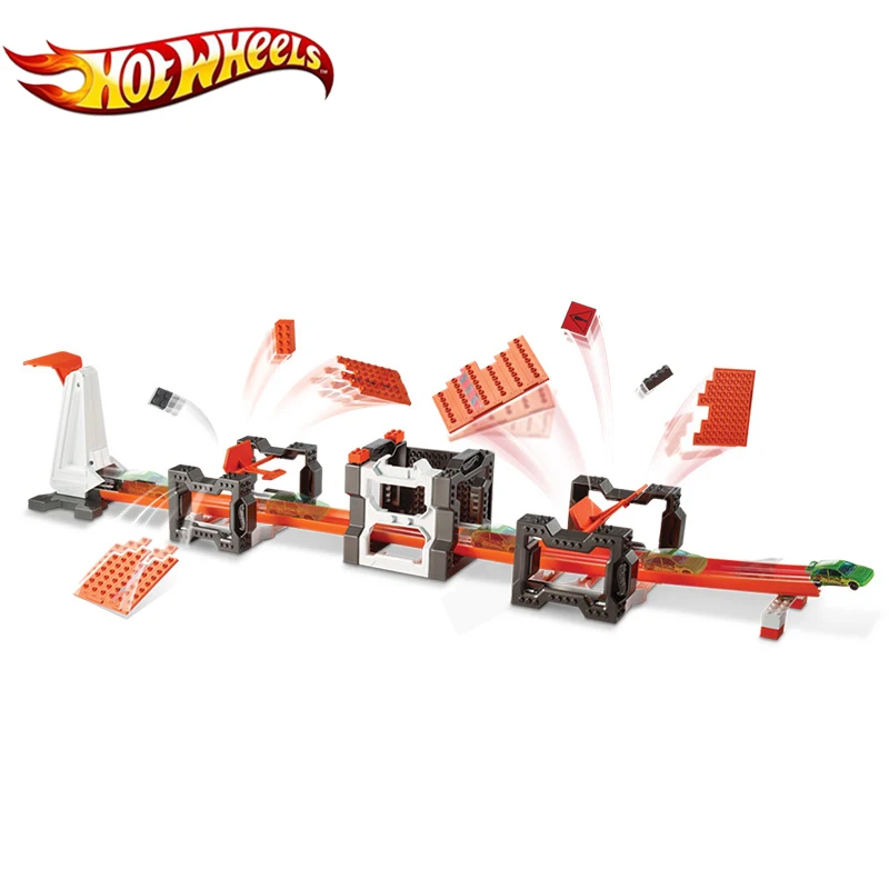 2017 Newest Hot Wheels Car Track Suit Building Block Car Toy Hotwheels Track Model DWW96 Multifunctional Toy For Children Gift