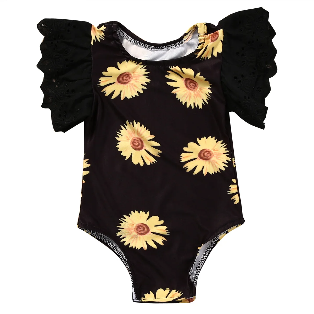 Lovely Newborn Infant Baby Girl Clothes Floral Lace Bodysuit Jumpsuit Playsuit Outfits Sunsuit 0 24M
