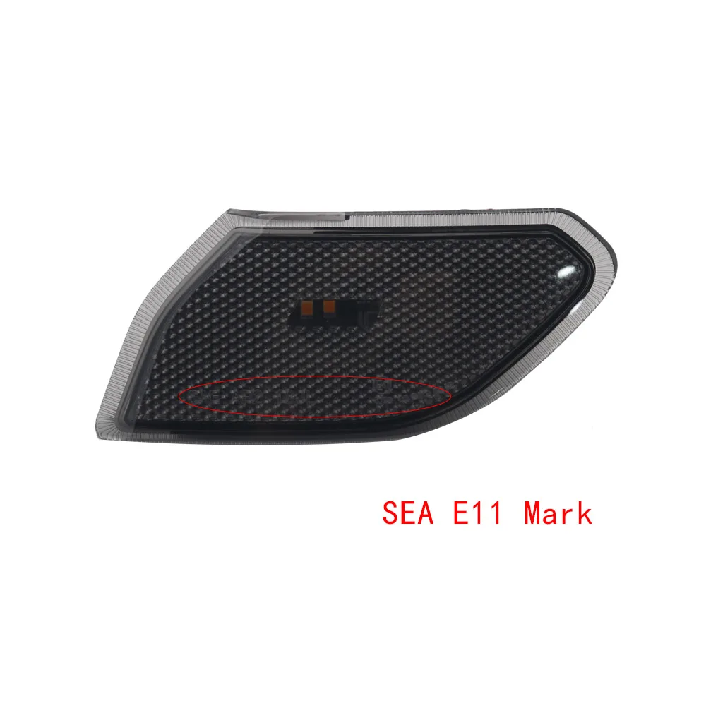 Smoke Side Marker Lights Amber Turn Signal Light for Jeep Wrangler JL 2018 (8)