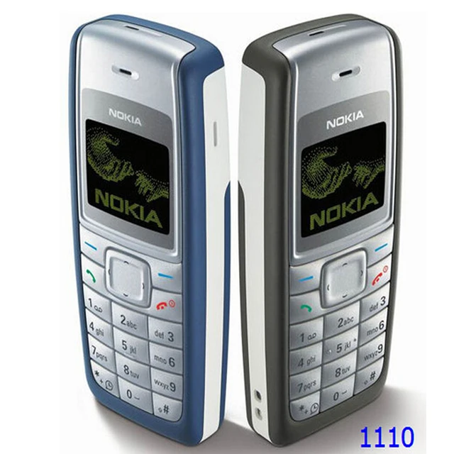 Wholesale 1110 Original Unlocked Nokia 1110 Mobile phone Dualband
