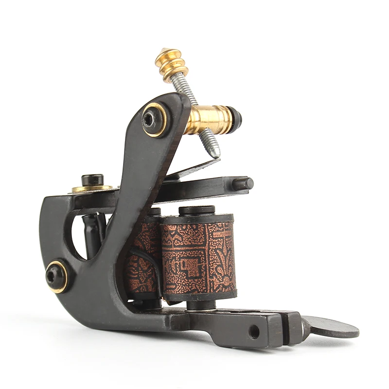

New Arrival Coil Tattoo Machine 10 Warp Coil Light Weight Tattoo Guns For Shader &Liner High Quality