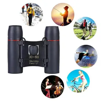 

2019 night vision 30x60 Zoom Optical military Binoculars Telescope (126m-1000m ) telescopio day and night high quality
