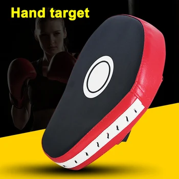 

Quality Hand Target Martial Thai Kick Pad Kit PU Leather Black Karate Training Gear Mitt Focus Punch Pads Sparring Boxing Bags