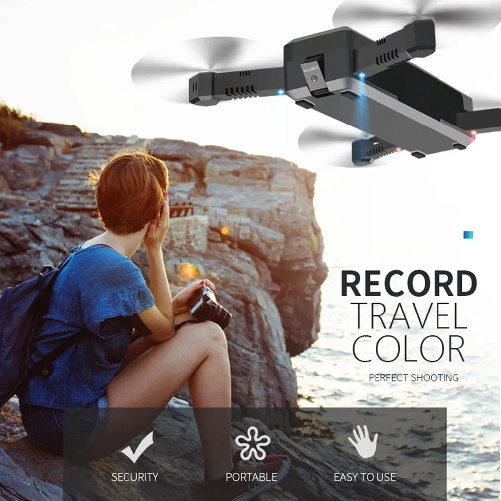 932 мини Радиоуправляемый Дрон 2,4 ГГц FPV Квадрокоптер с 720 P HD камерой складные Дроны с фиксированной высотой Профессиональный Дрон для жестов в реальном времени