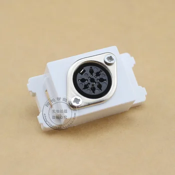 

128 Type 8 Core XLR Information Module Connector Socket Computer Outlet Adapter