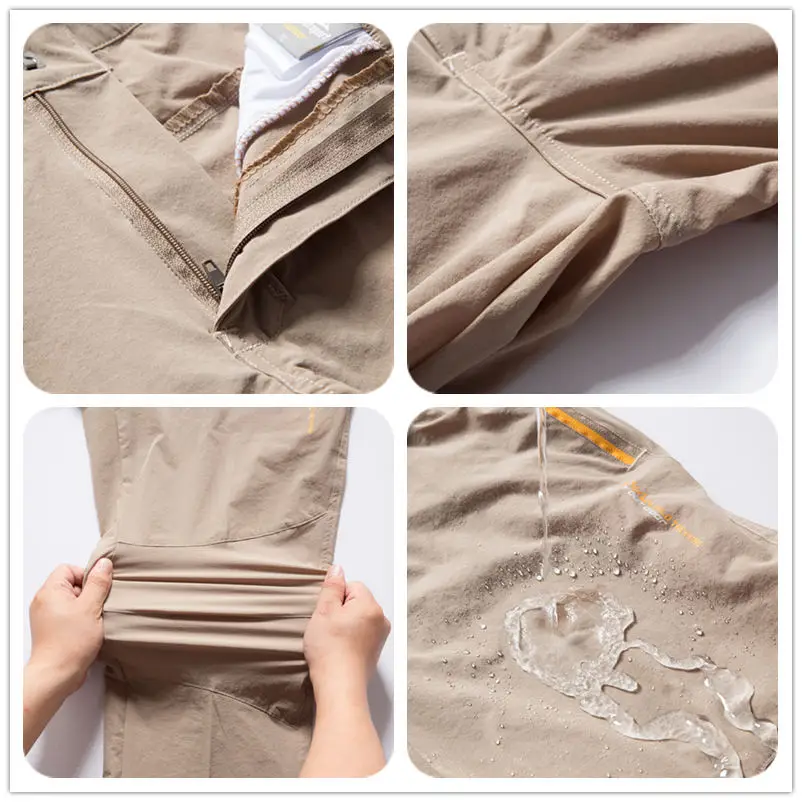 WEITU hombres Softshell deportes al aire libre respirable de secado rápido pantalones impermeables pantalones de Trekking senderismo Camping escalada masculina 6XL WEITU hombres Softshell deportes al aire libre respirable de secado rápido pantalones impermeables pantalones de Trekking senderismo Camping escalada masculina 6XL