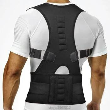 

Magnetic Shoulder Lumbar Support Belt Lower Back Braces Breathable Waist Treatment Lumbar Disc Herniation Muscle Strain Corset