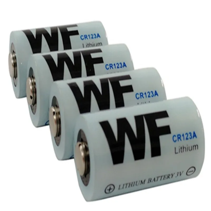 

4pcs 3V CR123A CR 123A Lithium battery cell 1300mah CR123 CR17335 CR17345 16340 LiMnO2 dry primary battery for camera