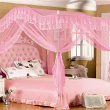 Кружева принцесса постельные принадлежности навес романтическая палатка сетка Красивая москитная сетка без кронштейна/держателя