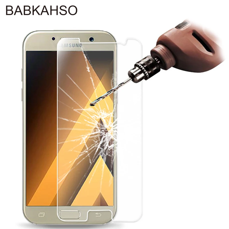 

9H Screen Protector on for Samsung Galaxy A5 2017 A520 Tempered Glass for Samsung A5 2017 A520F SM-A520F 2.5D Glass