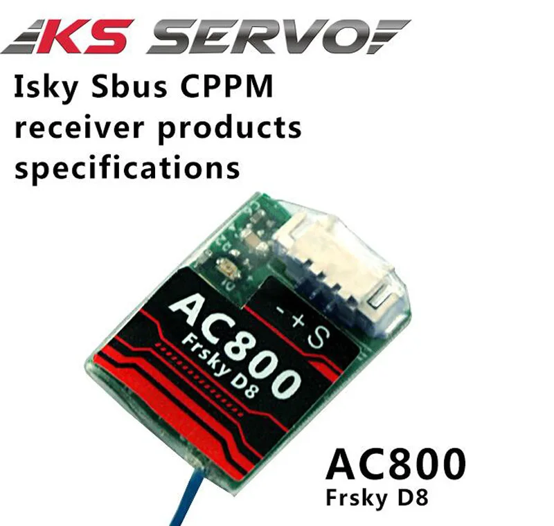 ISKY 7 channel 2.4GHZ digital receiver AC800 Receiver Compatible Frsky X9D X12S X9E remote control support fixed Sbus/CPPM mode isky ibs 20 2gr