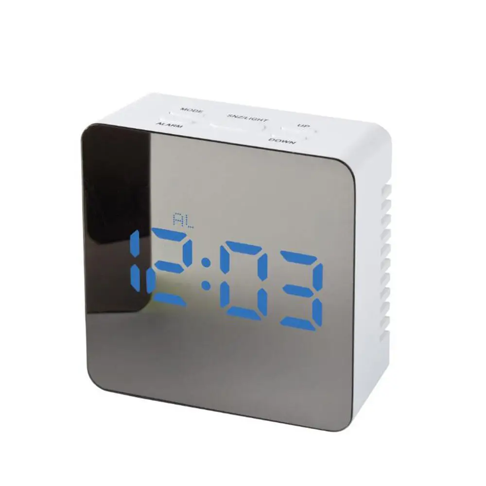

Large LED Digital Alarm Clock with USB Port for Phone Charger Touch-Activited Snooze and Dimmer