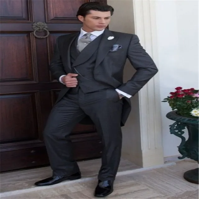 Custom Made To Measure Red Tailcoat Men 