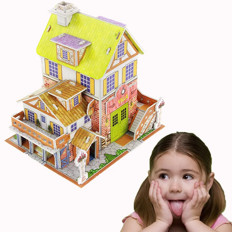 New DIY 3D Metal Puzzle Model Girl Toys For Children Adult ...