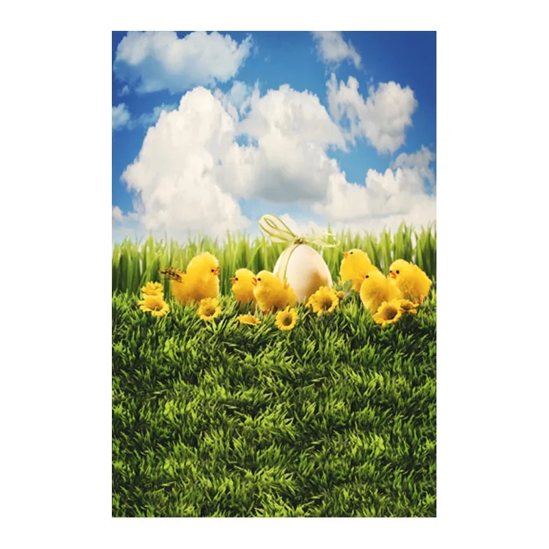 

Children Easter Photography Background Custom Vinyl Easter Background Prop Computer Printed Backdrop for Photo Studio GE-030