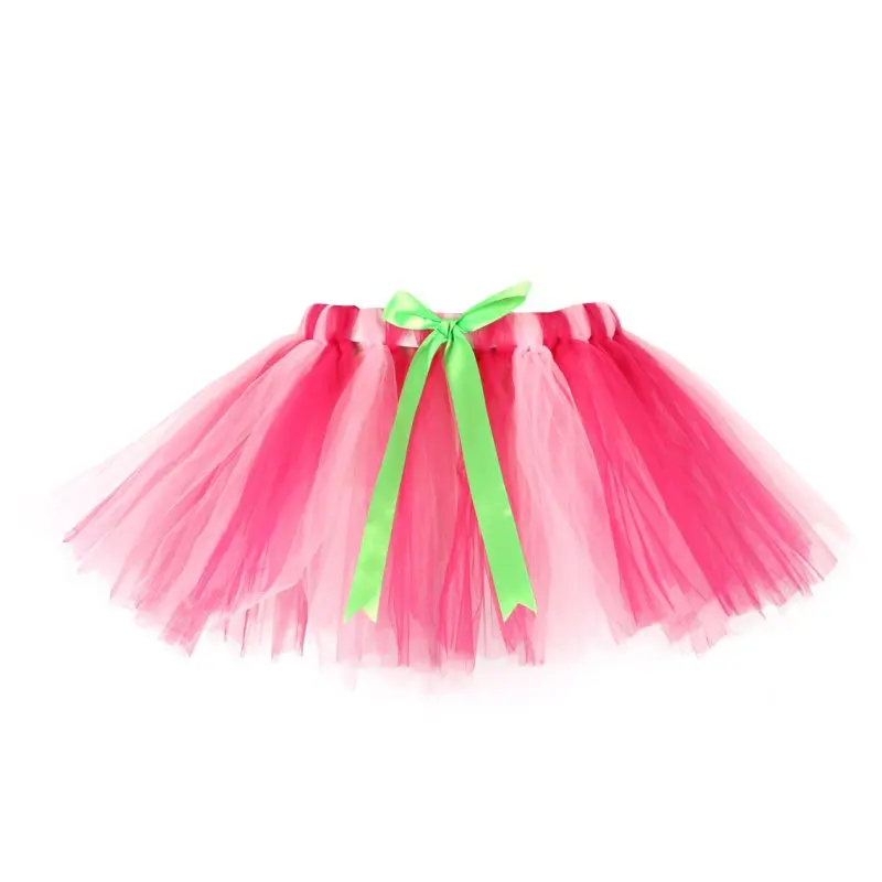 Summer 3 Layer Girls Rainbow Tutu Skirt - Fluffy Tulle Tutu for Kids, Baby, and Children - Perfect for Dancing image 6
