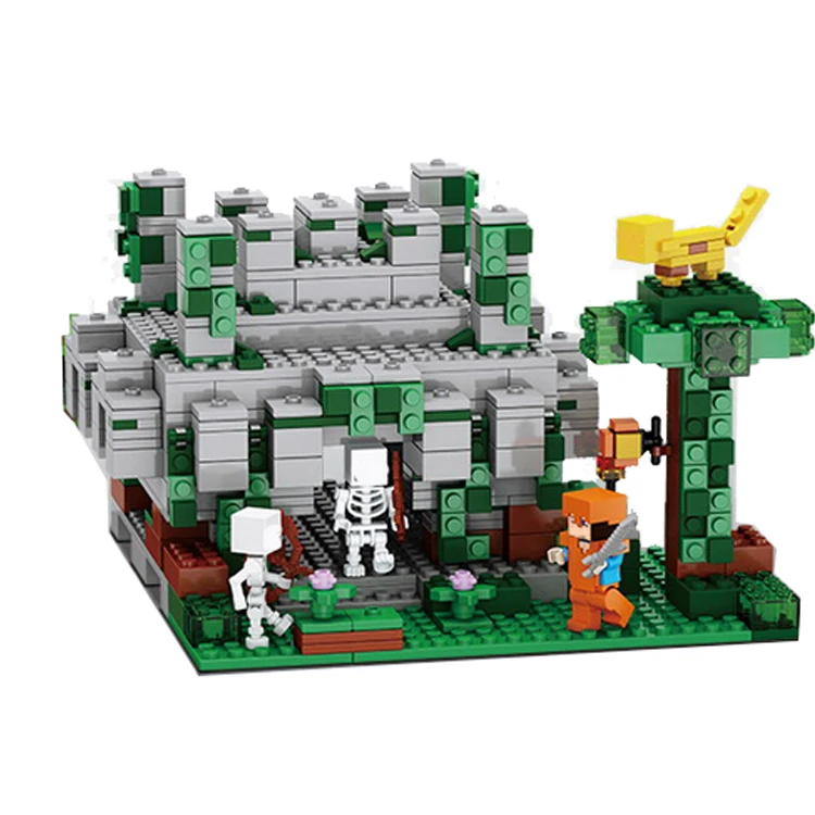 

Lepin My World the Forest Secret Minecraft Model kits action anime figures Building Blocks Bricks fun Toys For Children gifts