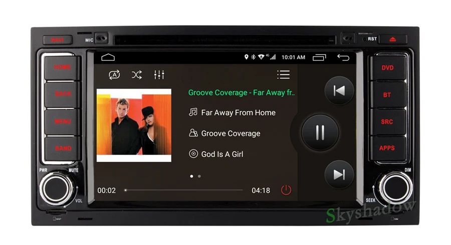 Discount C500 Android 6.0 2GB RAM Car DVD Player Wifi Bluetooth Radio GPS Navi Headunit For VW TOUAREG T5 MULTIVAN Transporter 4G SIM LTE 7