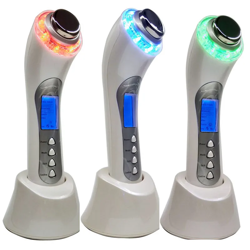 

Portable High Frequency Galvanic Spa Ultrasonic Photon Tender Acne Blemish Pigment Remover IPL Skin Rejuvenation Beauty Machine