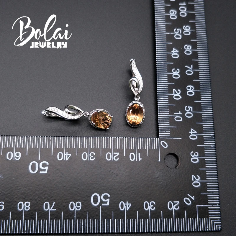 Bolaijewelry, серьги из зултанита, Стерлинговое Серебро 925 пробы, драгоценный камень с изменением цвета, хорошее ювелирное изделие, лучший подарок для женщин, свадебные, вечерние