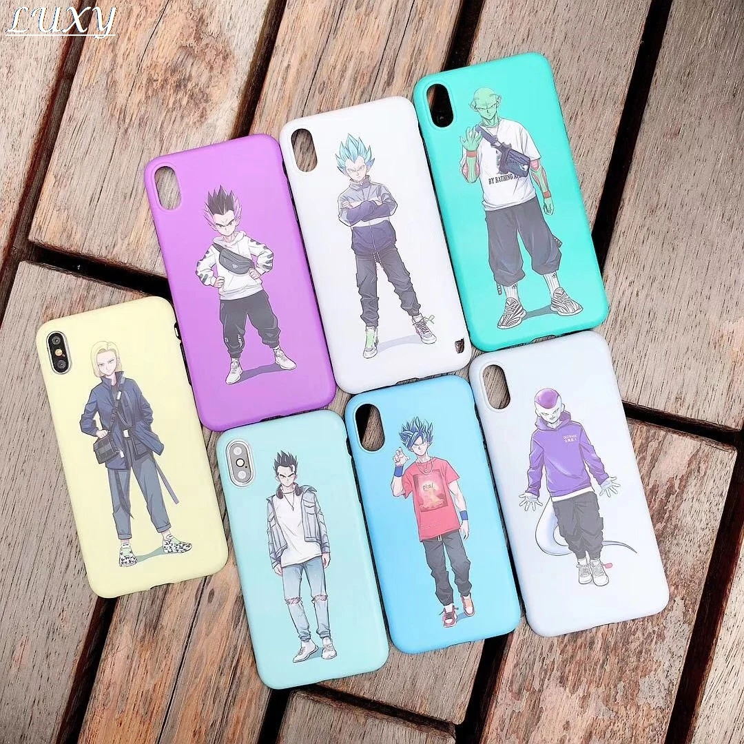 

Fashion Street Dragon Ball Tide brand Personality phone case for apple iphone X XS Max Xr 7 8 6 6s Plus Perfect protect Cover