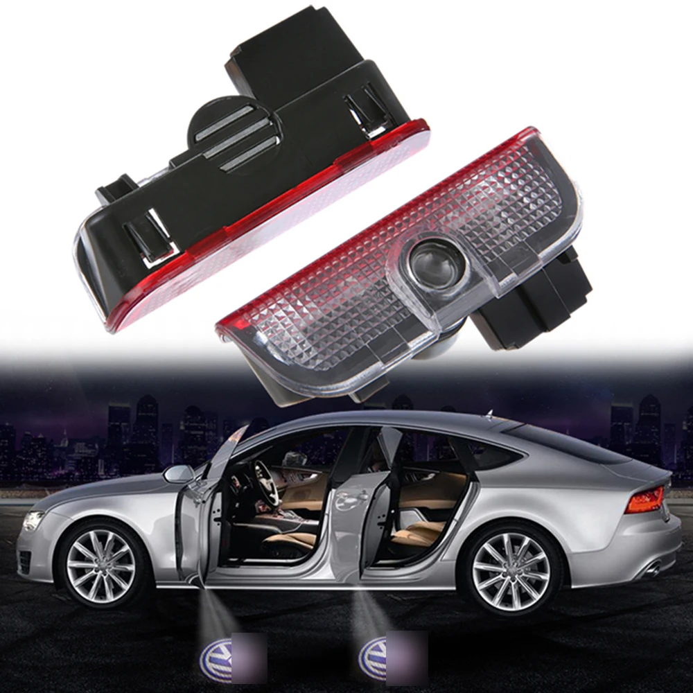 Car Door Light LED Welcome Logo Auto Lamp for VW PASSAT b6 b7 TIGUAN CC Golf