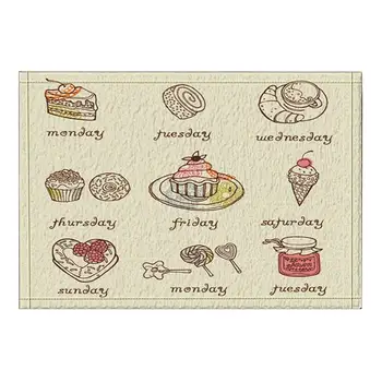 

Food Decor Ice Cream for Educate Children Bath Rugs Non-Slip Doormat Floor Entryways Fashion Style Ins Mat Kids Bath Mat