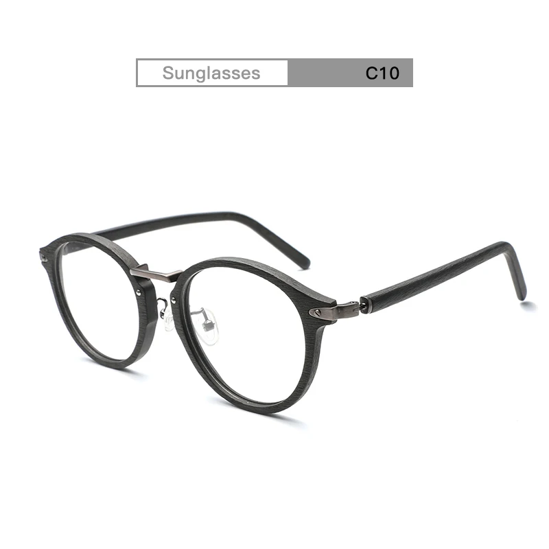 MUZZ высококачественные мужские очки для близорукости оправа для очков в ретростиле оправа Женская оправа мужские с очками металлик искусство tide - Цвет оправы: C5