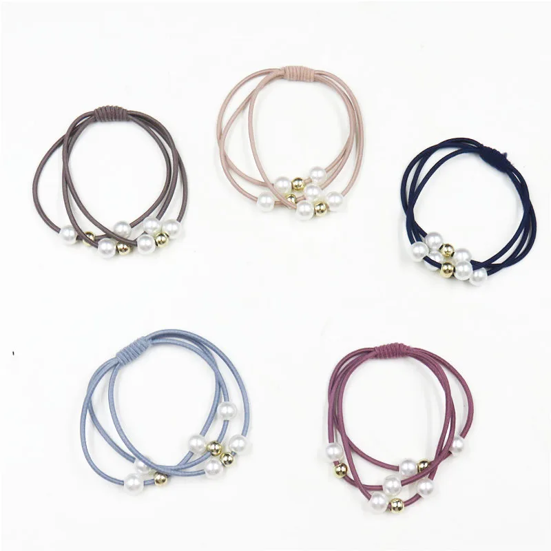 

1PCS Simple knot Elastic Hair Bands For Girls Bohemian Headband Scrunchy Korean Fashion Kids Hair Accessories For Women 2018