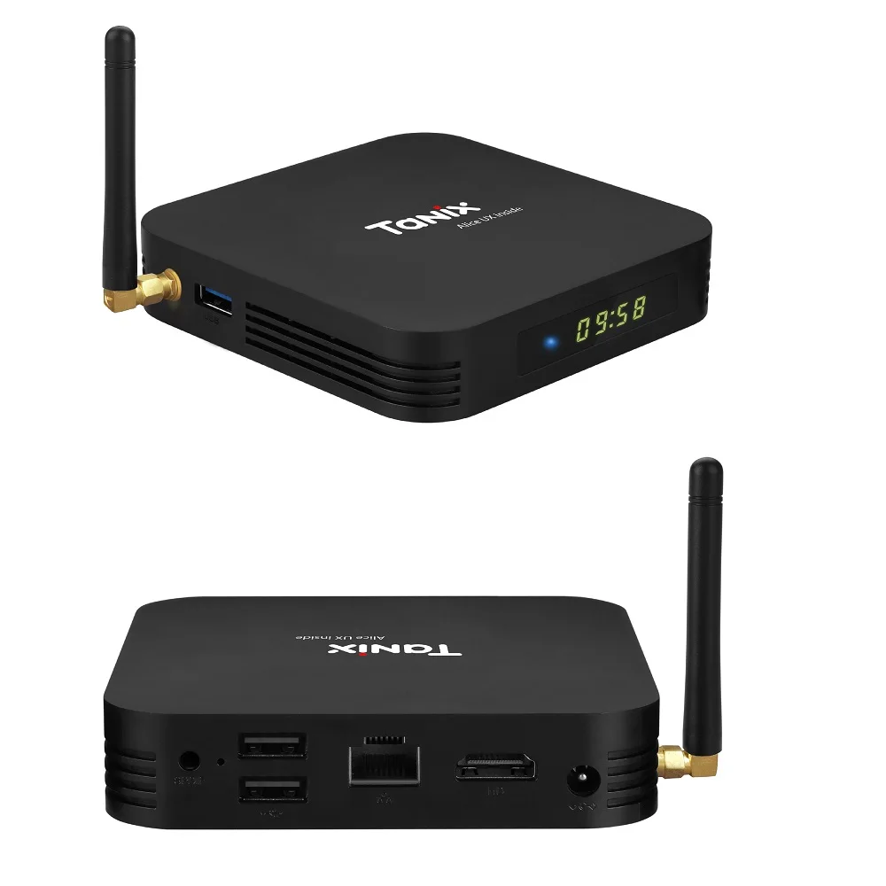 Приставка Смарт ТВ Tanix TX6 Allwinner H6 Android 9 0 4 ядра + 64 ГБ 32G 4K 2 4/5 ГГц|ТВ-приставки и