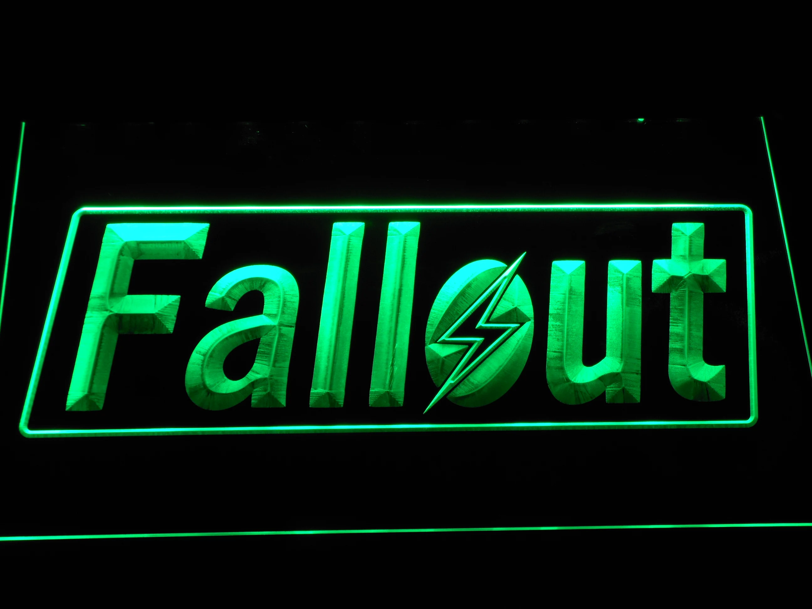 E088 Fallout Bar Светодиодные неоновые световые вывески с переключателем ВКЛ./ВЫКЛ. 20 +