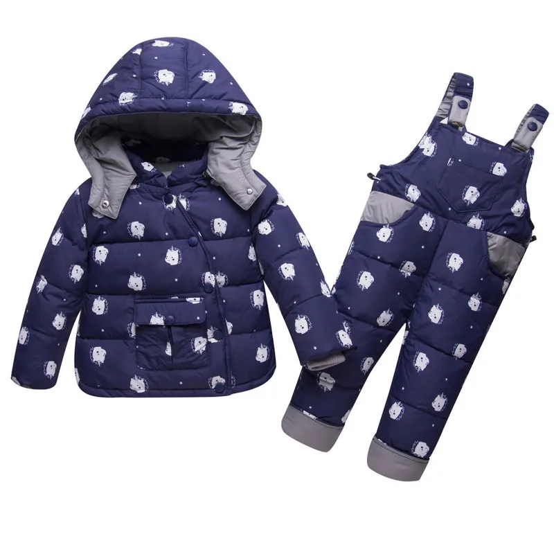 Kids Snowsuit Winter Down Jacket for Girls Set Baby Ski Suit Coat+bib Pants Spcs Boys Outfits Children Clothing Warm Outerwear Kids Snowsuit Winter Down Jacket for Girls Set Baby Ski Suit Coat+bib Pants Spcs Boys Outfits Children Clothing Warm Outerwear