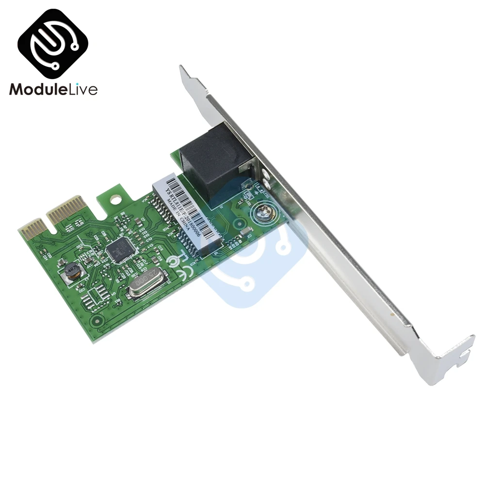PCI E Express 10/100/1000M гигабитный Ethernet LAN сетевая настольная плата контроллера|Детали и