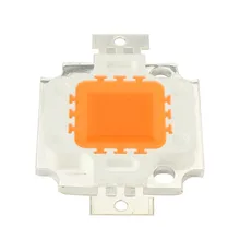 Smuxi Hydroponice 10 Вт Светодиодный светильник для выращивания чипов из бисера Полный спектр 380nm-840nm для внутреннего светодиодный светильник для выращивания 9-12 В