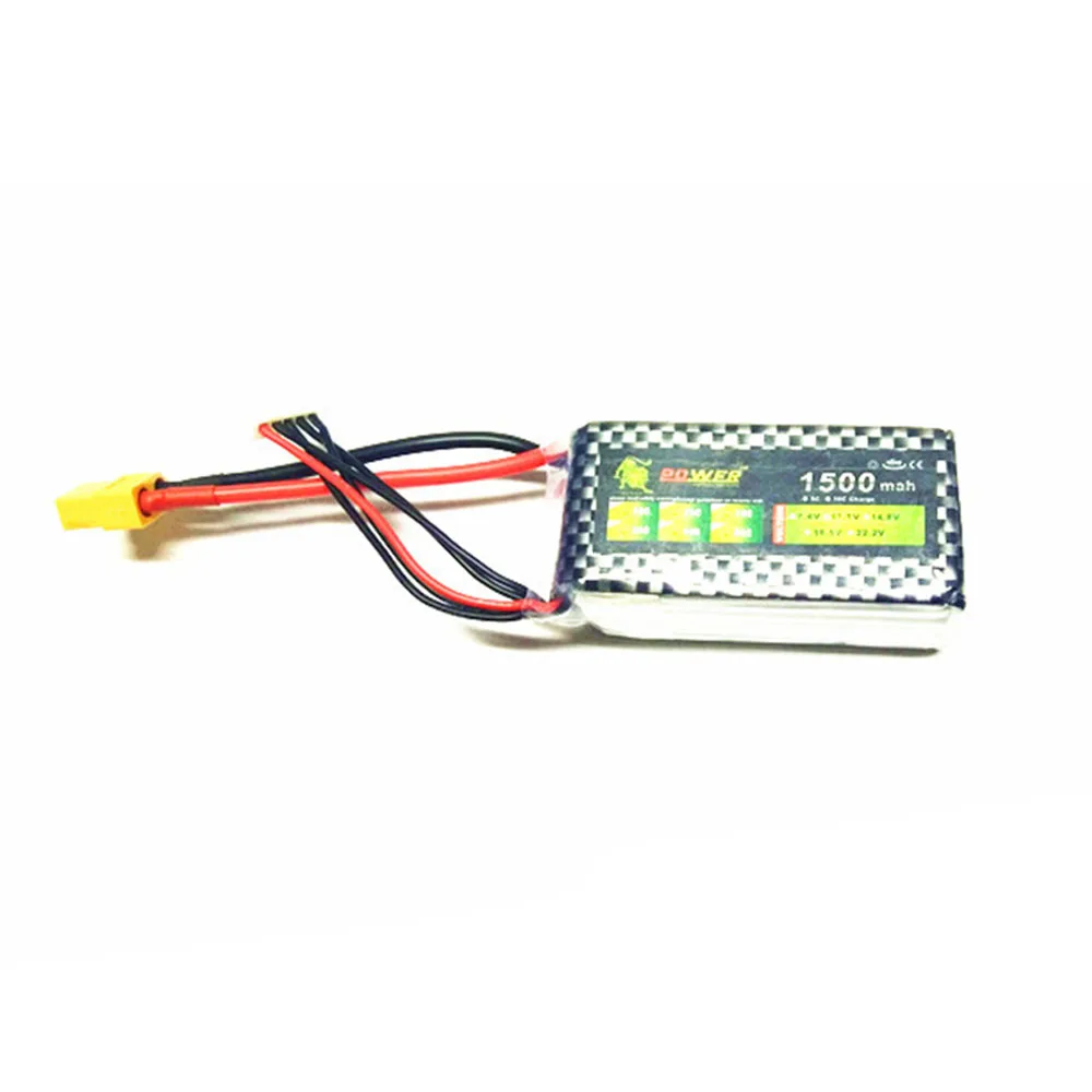 Литий полимерная батарея 14 8 V 4S 1500mAh Lion Power 25C MAX 35C для гоночного дрона FPV