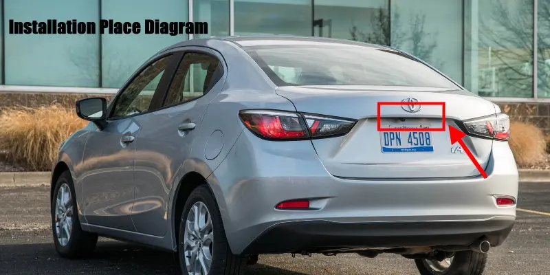 Liislee Rear View Camera For Toyota Yaris R  Yaris iA Sedan 2016~2018  Reverse Hole  Parking Back Up Camera  Night Vision Installation