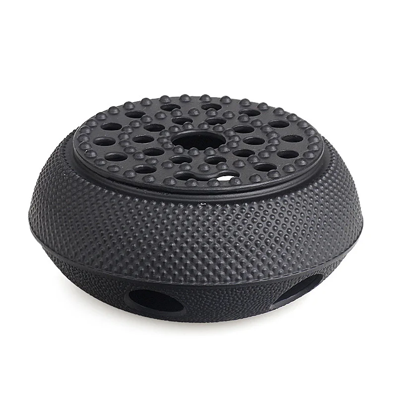 

Cast Iron Burning Stove Alcohol Pot Furnace Carbon Charcoal Heating Teapot Copper Base Insulation