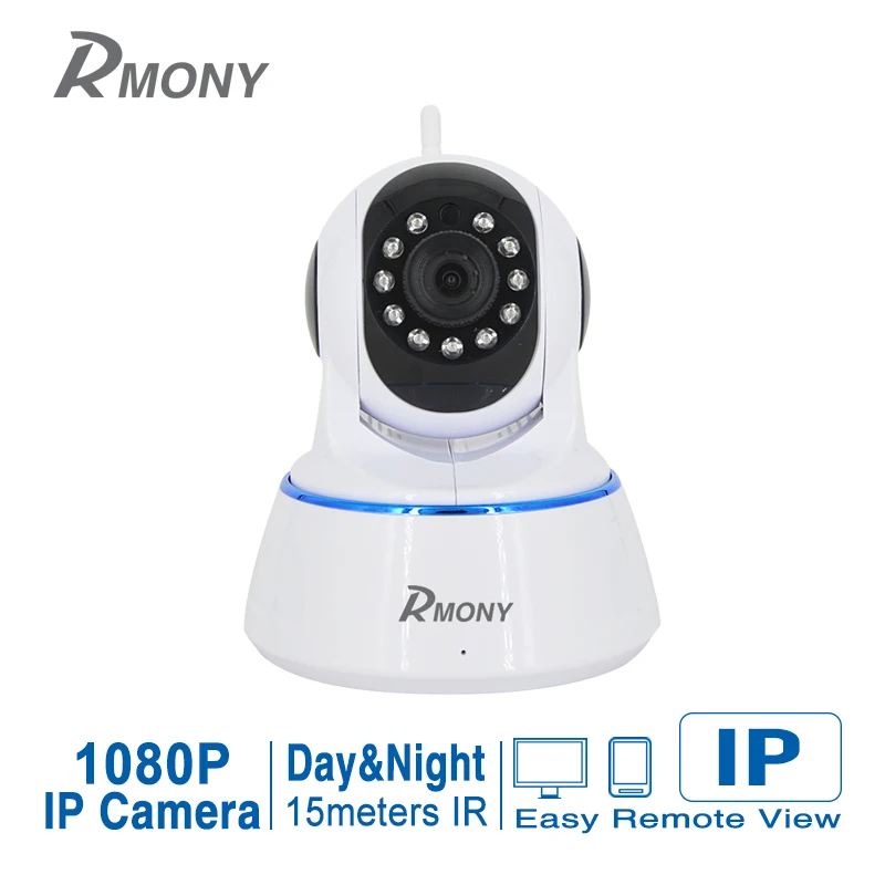 imágenes para RMONY Home cámaras de Seguridad Ip Inalámbrica WiFi Cámara de 2MP Cámara de Vigilancia 1080 P de Visión Nocturna CCTV Cámara de Monitor de Bebé imágenes para RMONY Home cámaras de Seguridad Ip Inalámbrica WiFi Cámara de 2MP Cámara de Vigilancia 1080 P de Visión Nocturna CCTV Cámara de Monitor de Bebé